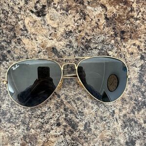 Ray-Ban Classic Gold Frame Sunglasses